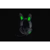 Razer Kraken V2 Pro Kitty Edition, vadu, pāri ausīm, melnas, spēļu austiņas