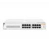HPE Aruba Networking Aruba Instant On 1430 16G Class4 PoE 124W Nepārvaldāms L2 Gigabitu Ethernet (10/100/1000) Strāva caur Ethernet (PoE) 1U Balts