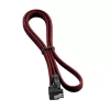 CableMod ModMesh - SATA kabelis - Serial ATA 150/300/600 - SATA (W) taisnleņķa uz SATA (W) - 60 cm - asins sarkans (CM-CAB-RSAT-N60KBR-R)