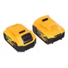 Elektroinstrumentu komplekts DeWALT DCK2080P2T-QW — 18V Li‑Ion 5Ah (2x), leņķa slīpmašīna DCG405, urbjmāšīna/skrūvgriezis, M14 slīpēšanas diska vītne, pārnēsāšanas kaste