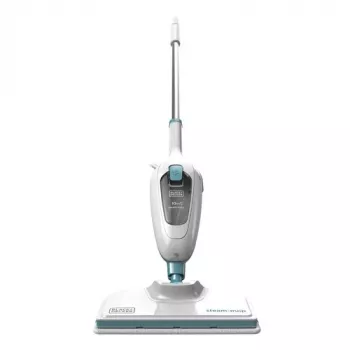 Tvaika tīrītājs Melns & Decker FSMH13E10 — 1300 W, 120°C, 1.75 kg, 15 min darbības laiks, 4.8 m vads, 9 piederumi