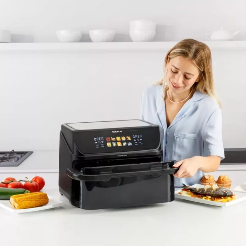 Beztauku fritieris ar garo grozu un grilu Taurus 973004000