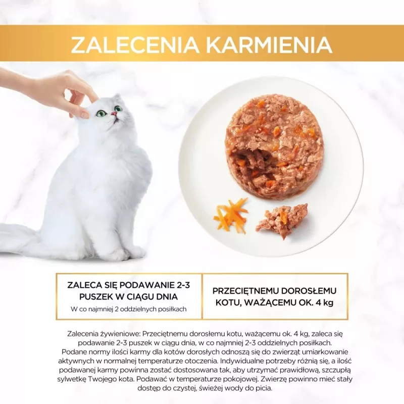Mitrās kaķu barības paciņas Purina Gourmet Gold Savoury Cake Mix 48×85 g, pieaugušiem kaķiem, 74% mitrums, 17% olbaltumvielas