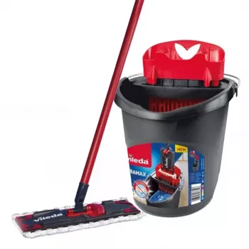Vileda Ultramax Complete Mop & Bucket Set, Grey