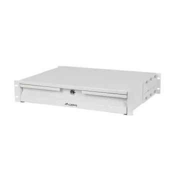 ATVILKTNE SKAPJIEM 19 2U 360MM PELĒKA LANBERG (2U/483X360MM, KRAVĀTĪBA LĪDZ 90KG, 4-PUNKTU MONTĀŽA)