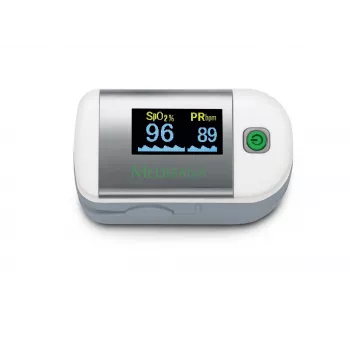 Medisana PM 100 Connect pulsoksimetrs, pelēks/balts
