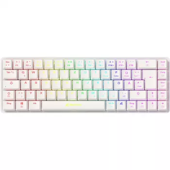 Sharkoon PureWriter W65 spēļu tastatūra RF bezvadu QWERTZ vācu melna