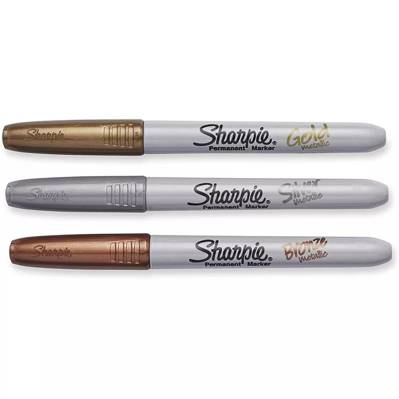Smalkais gals Sharpie 1986006 Bronza Zelts Sudrabs