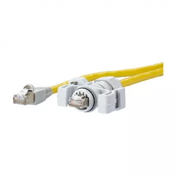 Metz 141N113K100B0 Ethernet komutācijas kabelis, dzeltens