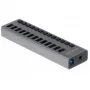 DeLOCK ārējais USB 5 Gbps centrmezgls ar 13 portiem + slēdzi, USB 3.2 Gen 1 (3.1 Gen 1) Type-B, USB 3.2 Gen 1 (3.1 Gen 1) Type-A, 5000 Mbit/s, pelēks, alumīnijs, 1 m