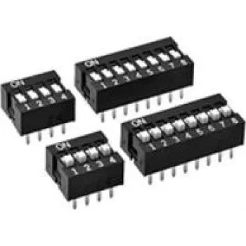 Omron A6E-8101-N DIP-slēdzis polu skaits (skaits) 8 THT 1 gab. Iepakojums