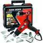 Karstā gaisa fēns Melns & Decker KX2200K-QS — 2000 W, 720 l/min, līdz 645 °C, pistoles rokturis, 900 g