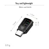 LogiLink USB-C DAC audio adapteris. USB-C/M uz 3,5 mm/F. Melns