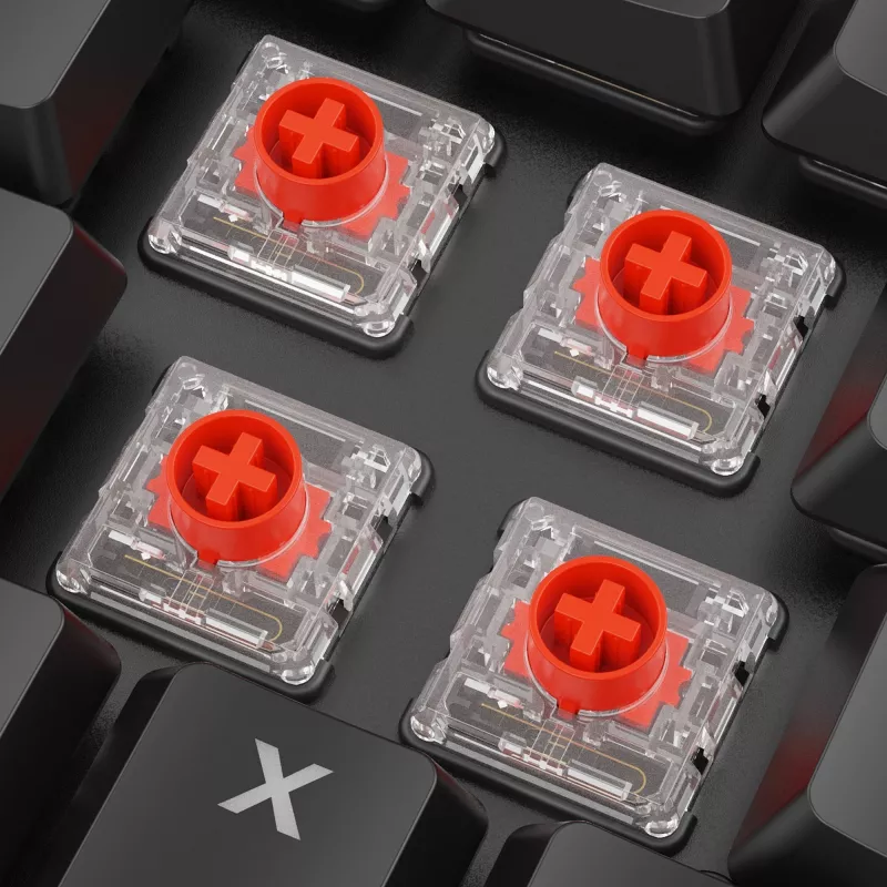 Sharkoon PureWriter W65 tastatūra, spēlēm, RF bezvadu, QWERTZ, vācu, melna