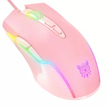 Spēļu pele ONIKUMA CW905 rozā USB