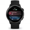 Garmin vívoactive 6 3,05 cm (1,2) AMOLED 42 mm Digitāls 390 x 390 pikseļi Skārienekrāns Melns Wi-Fi GPS (satelīts)
