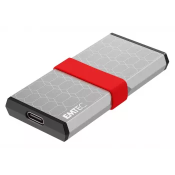 SSD Emtec 256GB Mini USB Type-C USB 3.2 Gen 2x2 Silver