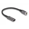 Strāvas kabelis DeLOCK 80781 0,15m USB C 8 kontaktu 20V