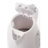 Adler | Tējkanna | AD 1207 | Standarta | 2000 W | 1,5 L | Plastmasa | 360° grozāma pamatne | Balta