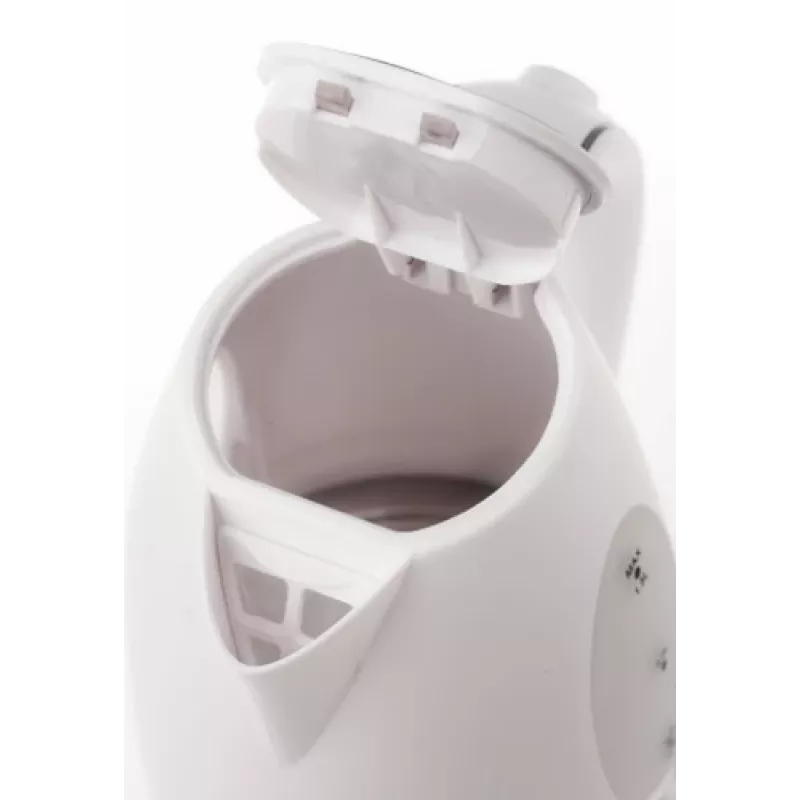 Adler | Tējkanna | AD 1207 | Standarta | 2000 W | 1,5 L | Plastmasa | 360° grozāma pamatne | Balta