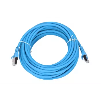 Extralink Cat.6A S/FTP Patch Cord 10m, Copper tīkla kabelis, 10Gbit/s