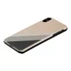 Telefona maciņš man and wood iPhone XS Max — pelēks uzvalks, melns