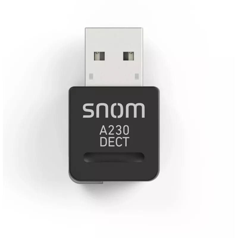 snom A230 DECT USB zibatmiņas disks - Tīkla adapteris - USB2.0 - DECT (4386)