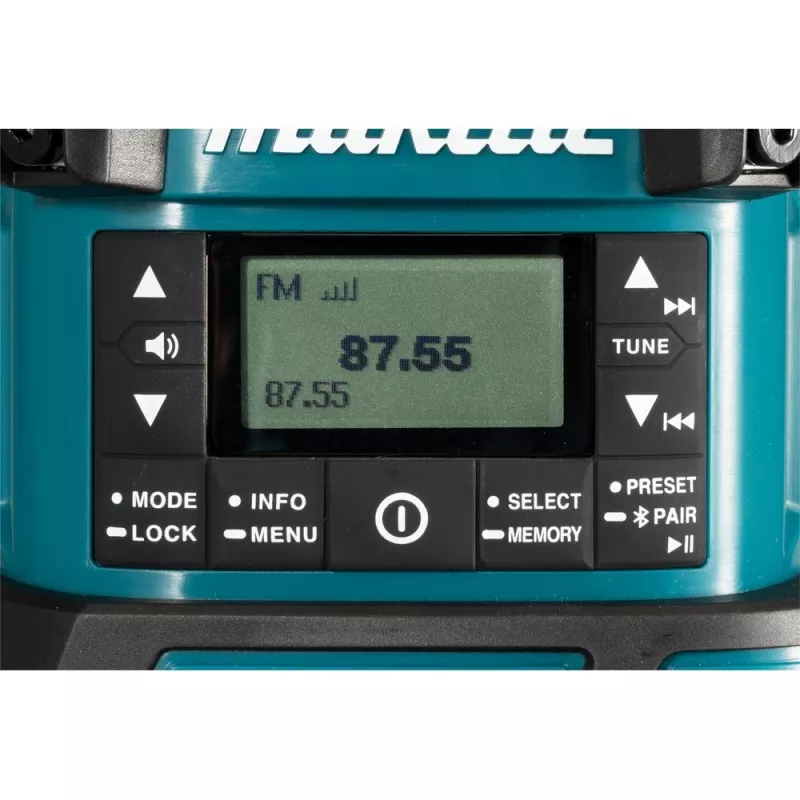 Makita DMR056 radio Portatīvs Analogais un digitālais Melns, Zils