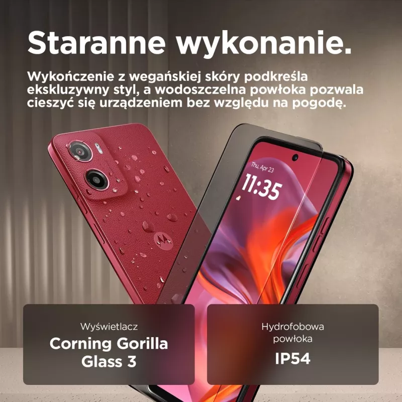 Motorola moto g05 16.9 cm (6.67 inch) Dual SIM Android 15 4G USB Type-C 4 GB 256 GB 5200 mAh Red