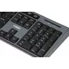 IBOX Desktop Kit Pro bezvadu tastatūra un pele, QWERTY pilna izmēra 104 taustiņi, 2,4 GHz, 1200 DPI, melna