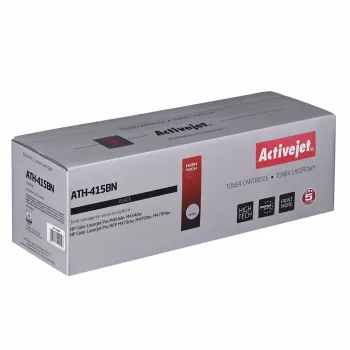 Activejet ATH-415BN toneris (aizstāj HP 415A W2030A; Supreme; 2,400 lappuses; melns) ar mikroshēmu