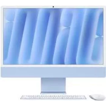 APPLE iMac Z1EQ 59,62cm 23,5Zoll standarta stikls M4 10C CPU/10C GPU/16C N.E. 16GB 512GB SSD Gbit Eth MM NumKey TID DE Zils (Z1EQ-MWV33D/A-07FEXR)