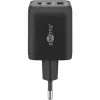Goobay 64753 Charger for Mobile Devices Headphones - Smartphone - Tablet Melns AC Fast Charging iekštelpu (64753)