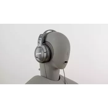 Koss | UR20 | Austiņas DJ stilā | Vadu | Uz auss | Trokšņu slāpēšana | Melna