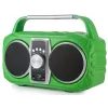 Radio pulkstenis PRIME3 Prime3 APR71GR Neon — modinātājpulkstenis ar FM radio un LED displeju