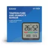 Iekštelpu temperatūras un mitruma sensors SAVIO CT-01/B brīvi stāvošs, LCD, -10–55°C, 10–99% RH, CR2032