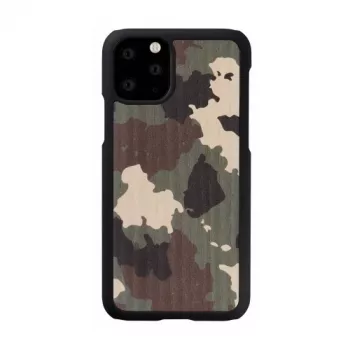 Viedtālruņa maciņš man and wood iPhone 11 Pro — maskēšanās melns aizsargapvalks