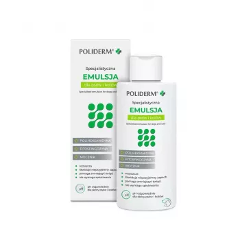 Kondicionieris JM Sante Poliderm 140 ml — emulsija kaķiem un suņiem ar iekaisumiem pakļautu ādu, pretniezes, pretblaugznu kopšana