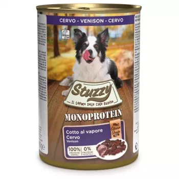 STUZZY Monoprotein Venison - mitrā suņu barība - 400 g