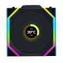 LIAN LI UNI FAN SL Wireless LCD 120 12 cm melns 31 dB 51.45 cfm