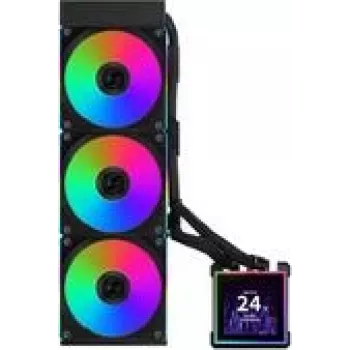 Universāls šķidruma CPU dzesētājs Lian Li HydroShift II LCD-S 360mm ar RGB un LCD displeju