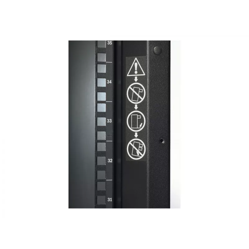 Brīvi stāvošs statņu skapis APC NetShelter SX 48U 600mm W x 1070mm D, 1704 kg kravnesība, melns