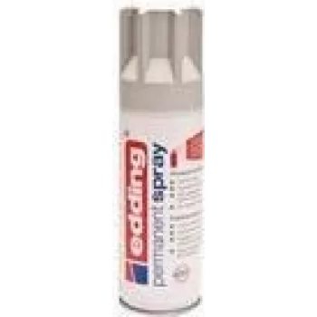 Akrila krāsu aerosols Edding 5200 200 ml pelēks