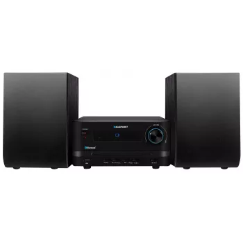 Mājas audio mikro sistēma BLAUPUNKT MS14BT — CD/MP3 atskaņotājs, Bluetooth, USB, FM RDS, 15 W RMS, melna