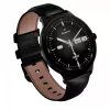 Smartwatch Garett Quantum — melns nerūsējošais tērauds