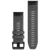 Pulksteņa siksniņa GARMIN QuickFit 26mm Silikons Šīfera pelēks 010-12864-20
