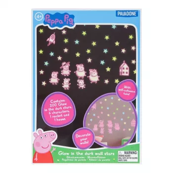 Sienas uzlīme Hasbro Peppa Pig PP13870PP spoži tumsā mirdzošās zvaigznes