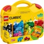 LEGO 10713 Classic Creative Suitcase rotaļlietu glabāšanas kaste ar jautrām krāsainām būvēšanas klucīšiem, dāvana 4+ gadus veciem bērniem, zēniem un meitenēm