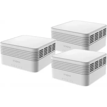 Strong MESHTRIAX3000 Mesh Wi-Fi sistēma Dual-Band (2,4 GHz/5 GHz) Wi-Fi 6 (802.11ax) Balta 3 Iekšējās (MESHTRIAX3000)