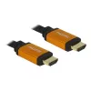 HDMI kabelis DeLOCK 85727 1m Type A vīriešu uz vīriešu melns zelta